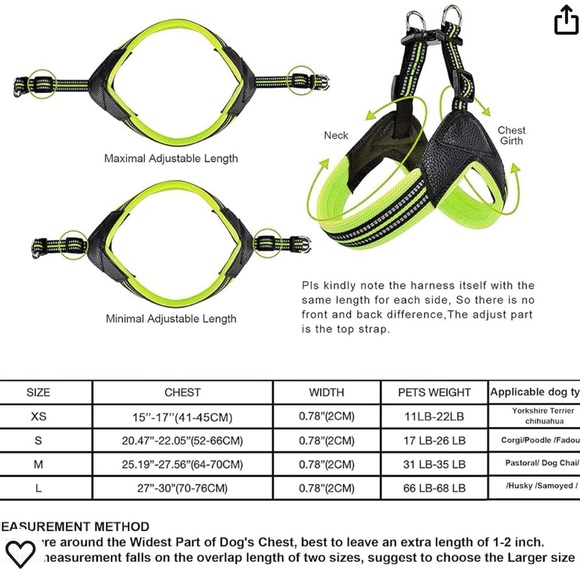 NWOT dog harness only - Picture 6 of 10